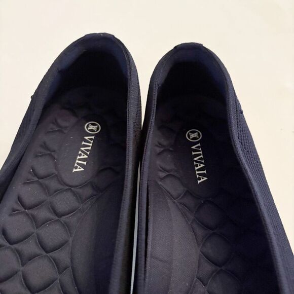 Vivaia Square-Toe V-Cut Flats (Margot 2.0) Navy Blue Size 43 US 11 $129.00 - Picture 11 of 14